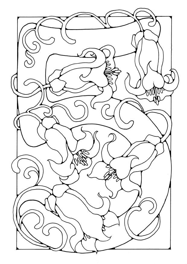 numero - 5 Disegno da colorare numero - 5