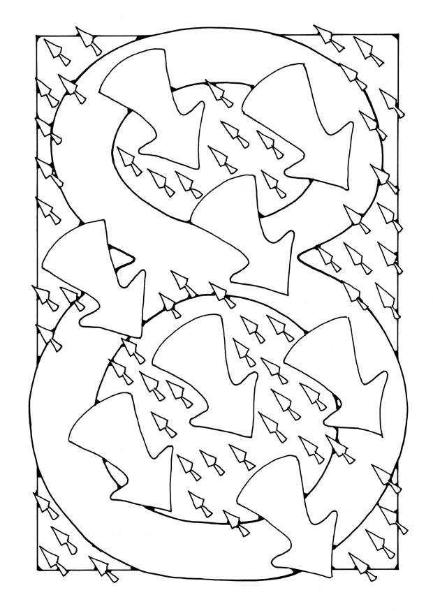 numero - 8 Disegno da colorare numero - 8