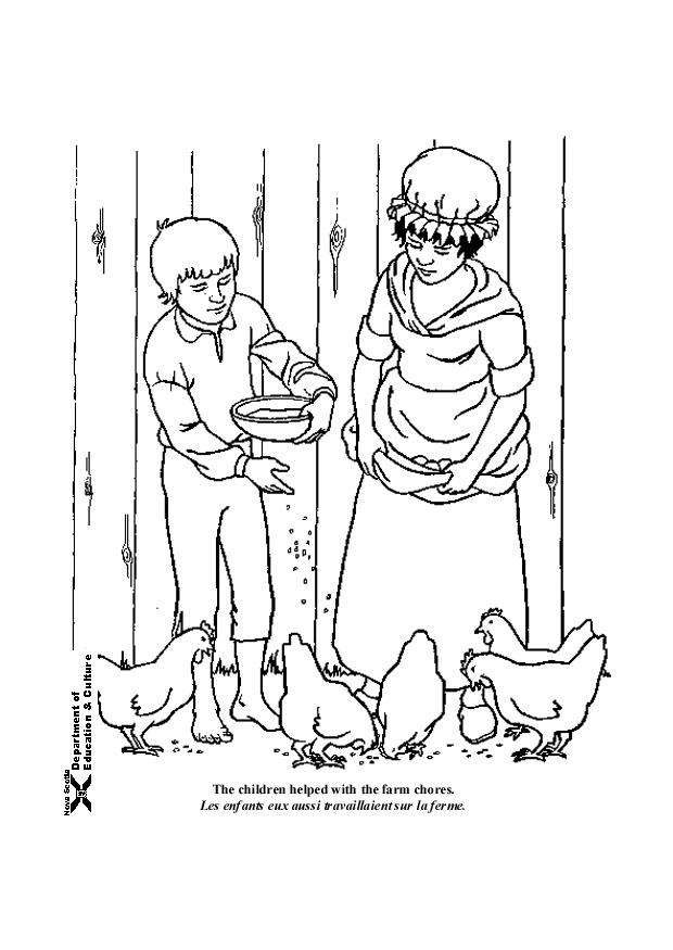 nutrire gli animali Disegno da colorare nutrire gli animali