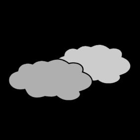 nuvoloso Disegno da colorare nuvoloso