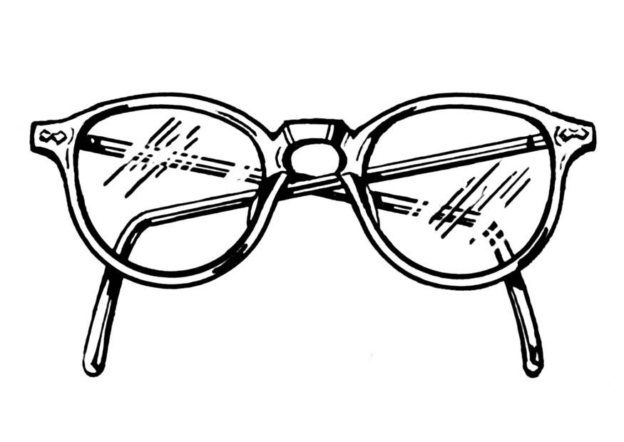 occhiali Disegno da colorare occhiali