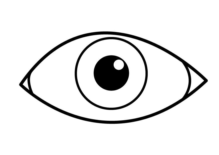 occhio Disegno da colorare occhio