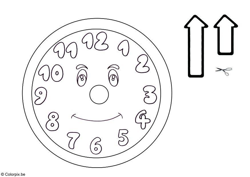 orologio Disegno da colorare orologio