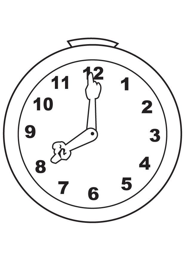 orologio Disegno da colorare orologio