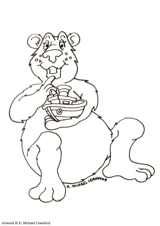 orso Disegno da colorare orso