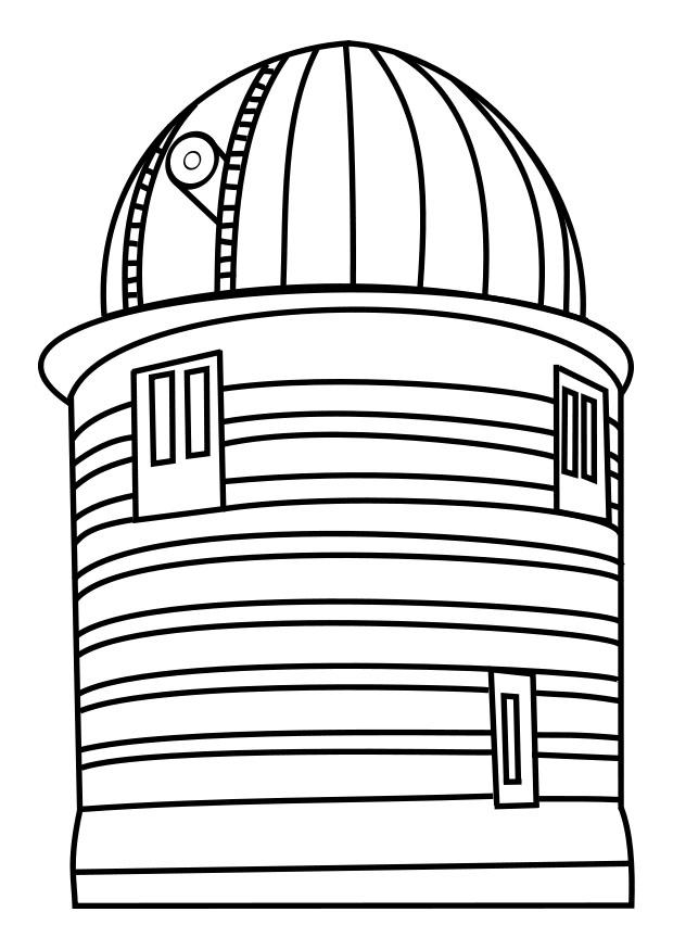 osservatorio Disegno da colorare osservatorio