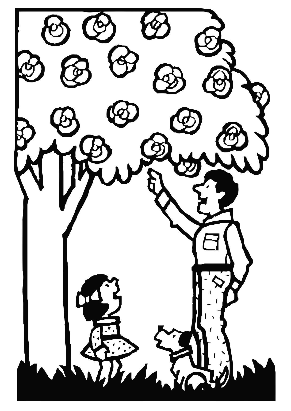 padre e figlia Disegno da colorare padre e figlia