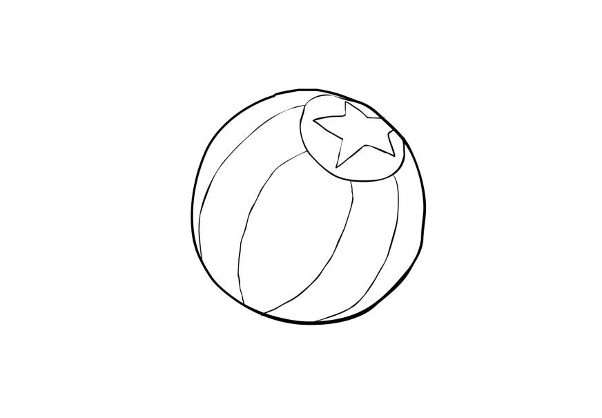 palla Disegno da colorare palla