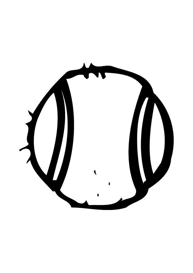 palla da tennis Disegno da colorare palla da tennis