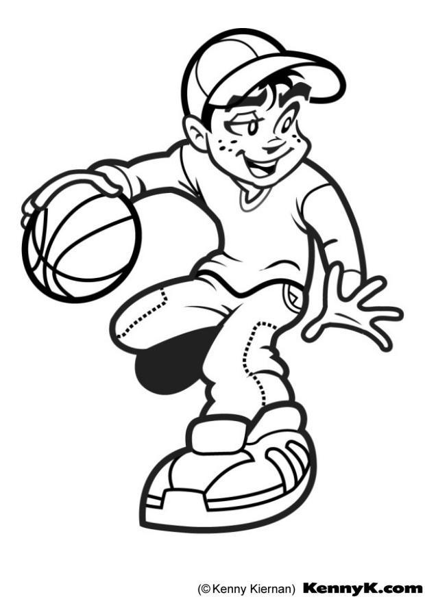 pallacanestro Disegno da colorare pallacanestro