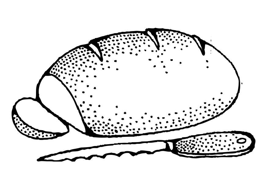 pane Disegno da colorare pane