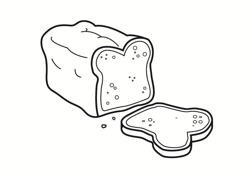 pane Disegno da colorare pane