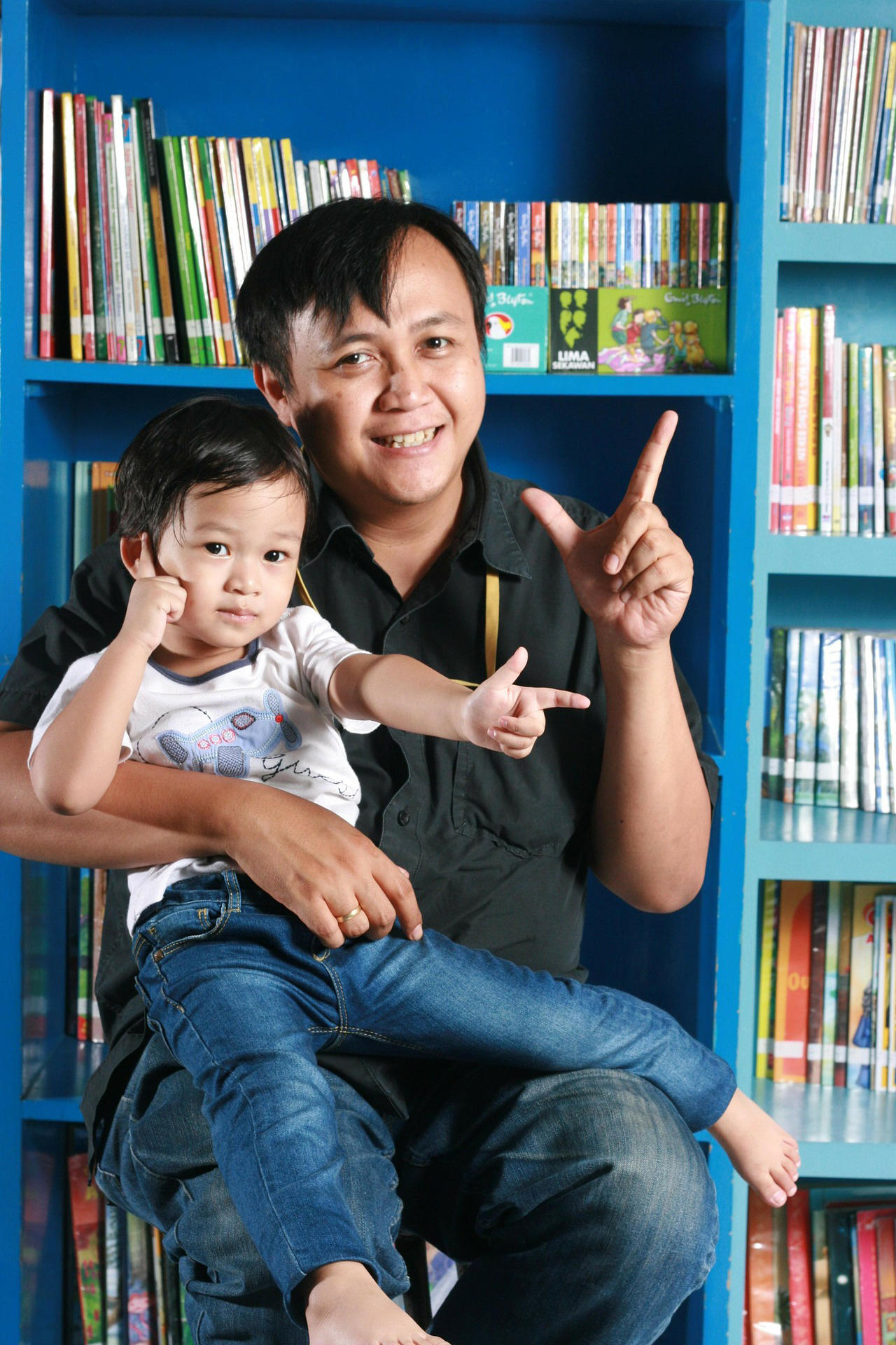 papA con bambino Foto papA con bambino