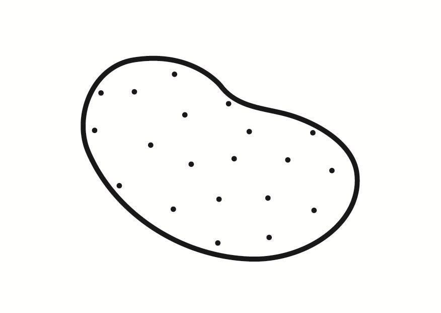 patata Disegno da colorare patata