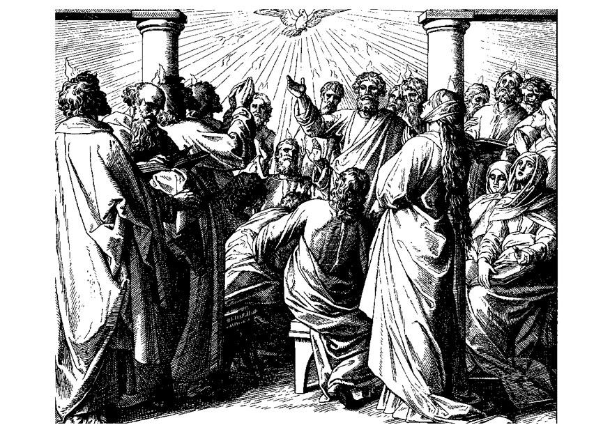 pentecoste Disegno da colorare pentecoste
