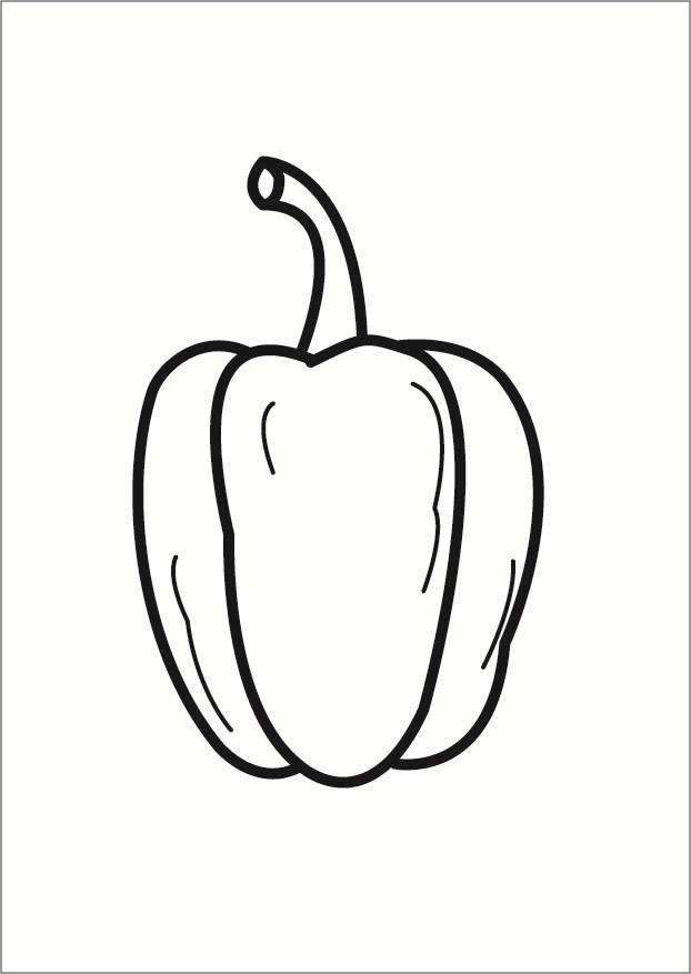 peperone Disegno da colorare peperone