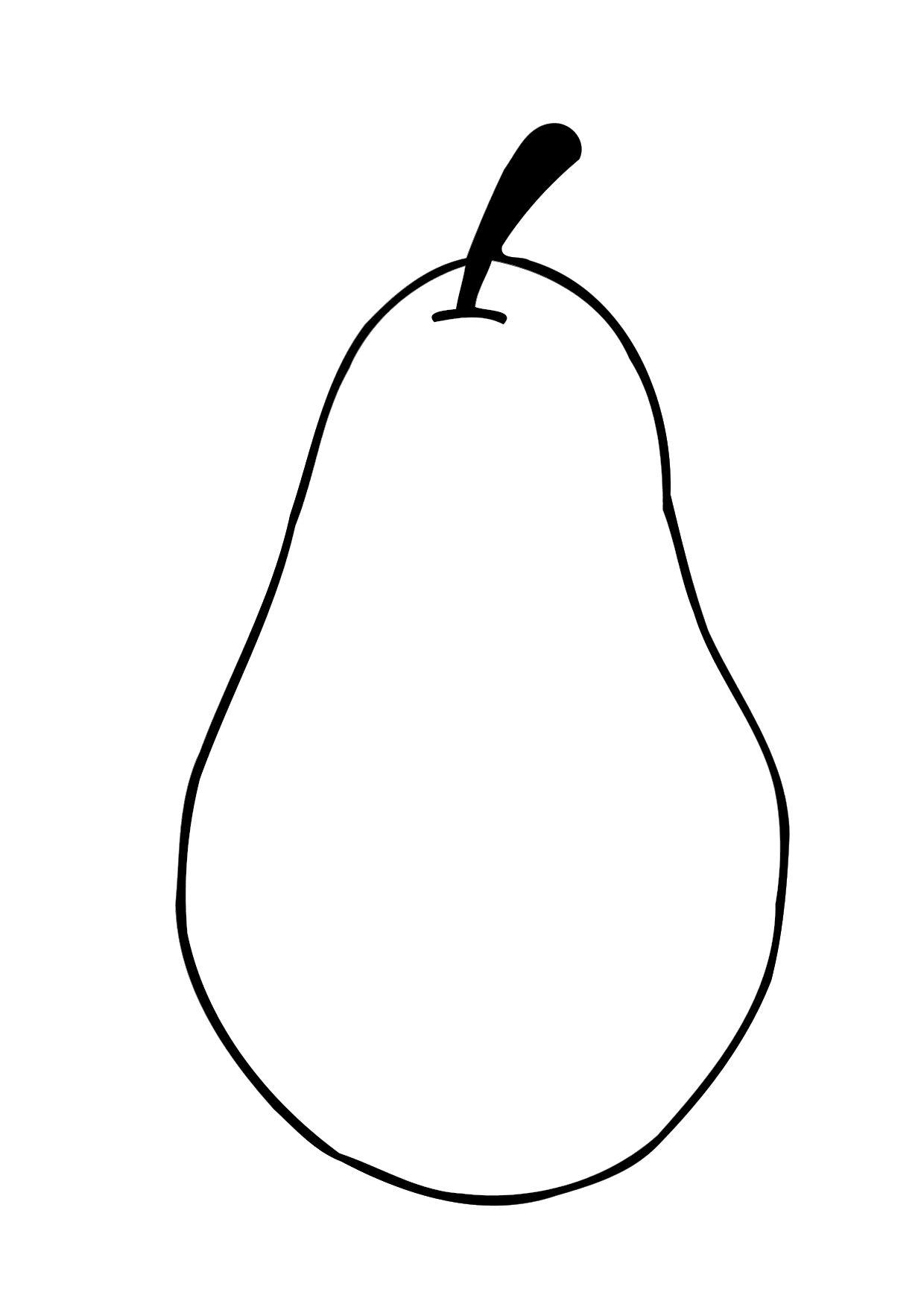 pera Disegno da colorare pera