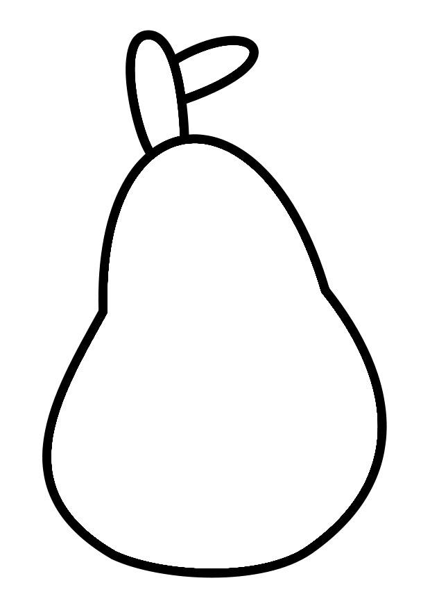 pera Disegno da colorare pera