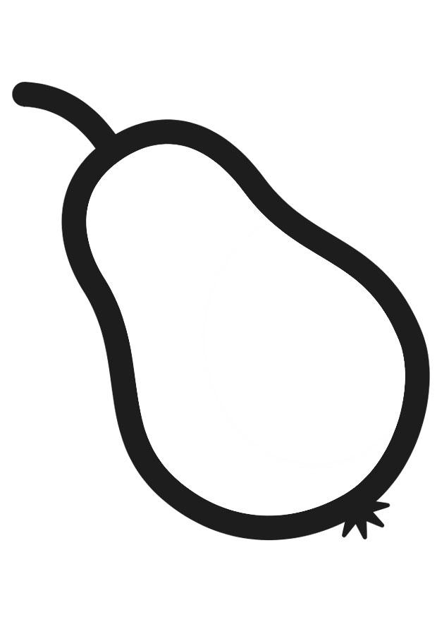 pera Disegno da colorare pera