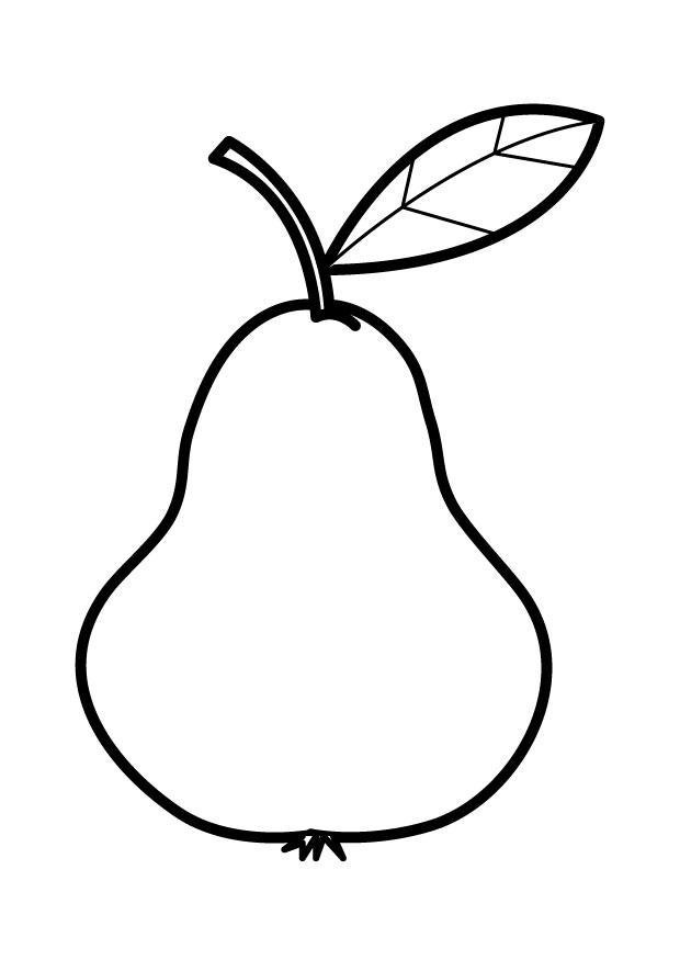 pera Disegno da colorare pera