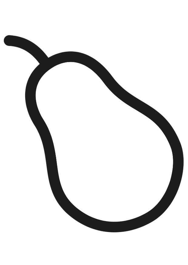 pera Disegno da colorare pera