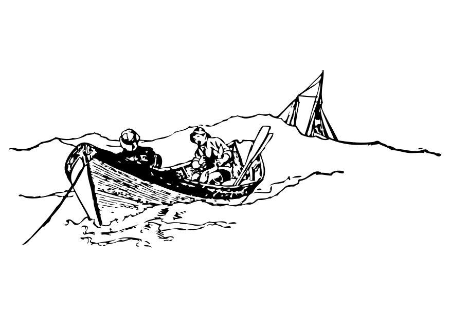 pescatore Disegno da colorare pescatore
