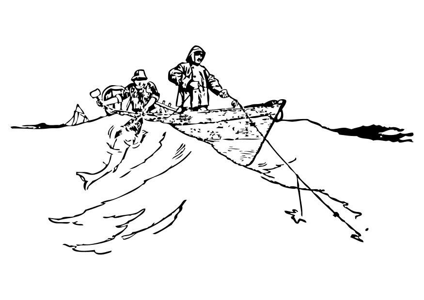 pescatori Disegno da colorare pescatori