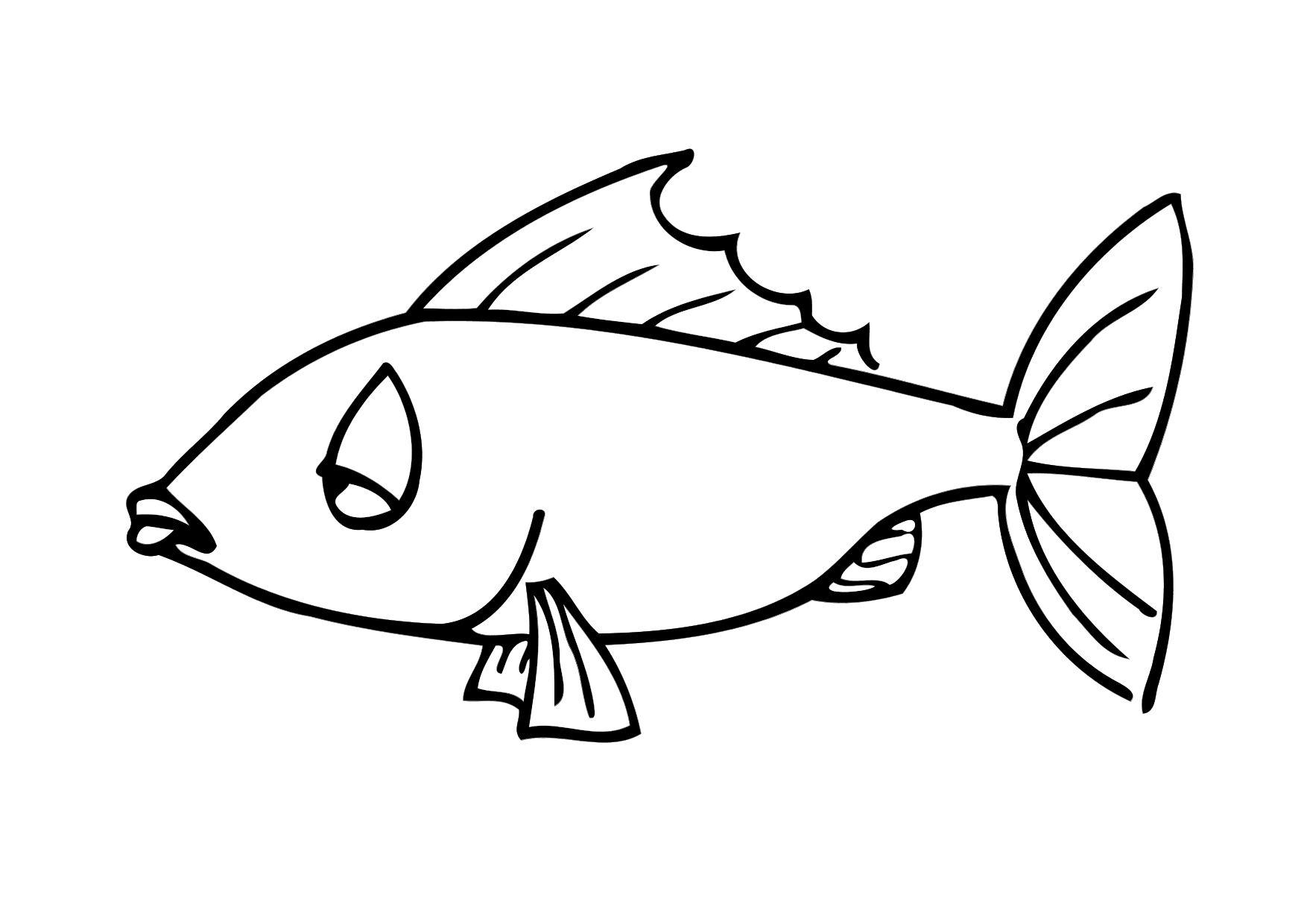 pesce Disegno da colorare pesce