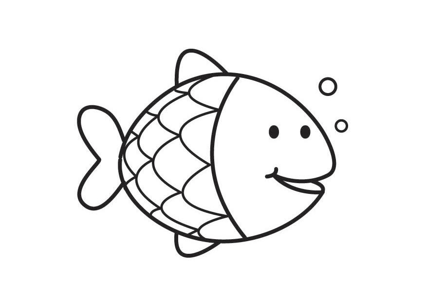 pesce Disegno da colorare pesce