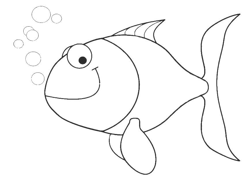 pesciolino Disegno da colorare pesciolino