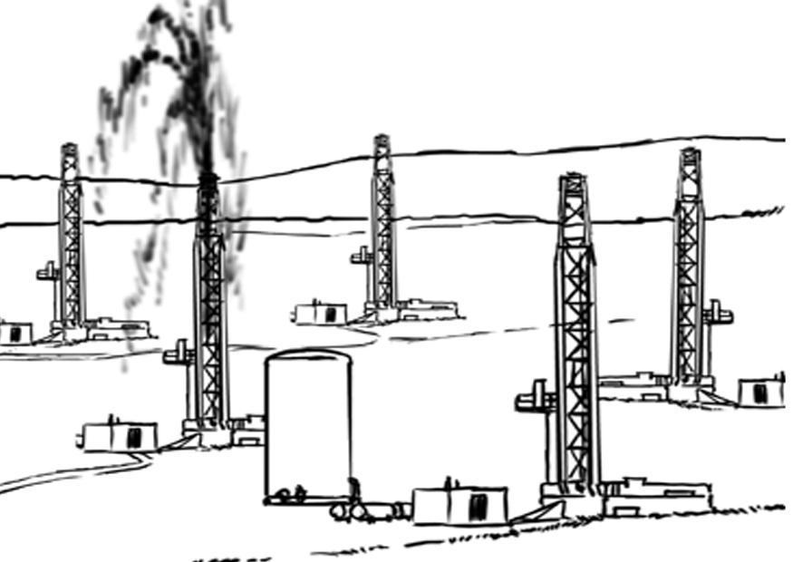 petrolio Disegno da colorare petrolio