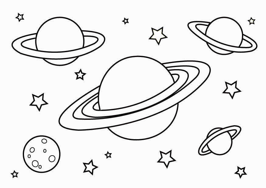 pianeti Disegno da colorare pianeti