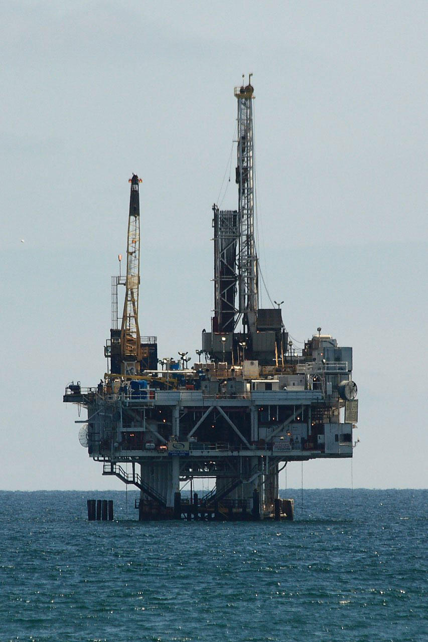 piattaforma petrolifera Foto piattaforma petrolifera