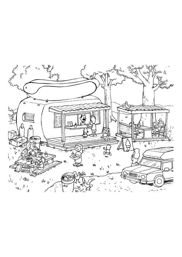 pic nic Disegno da colorare pic nic