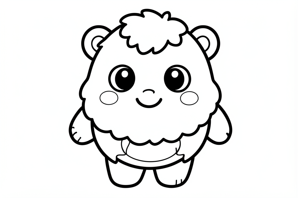 piccolo animale carino Disegno da colorare piccolo animale carino