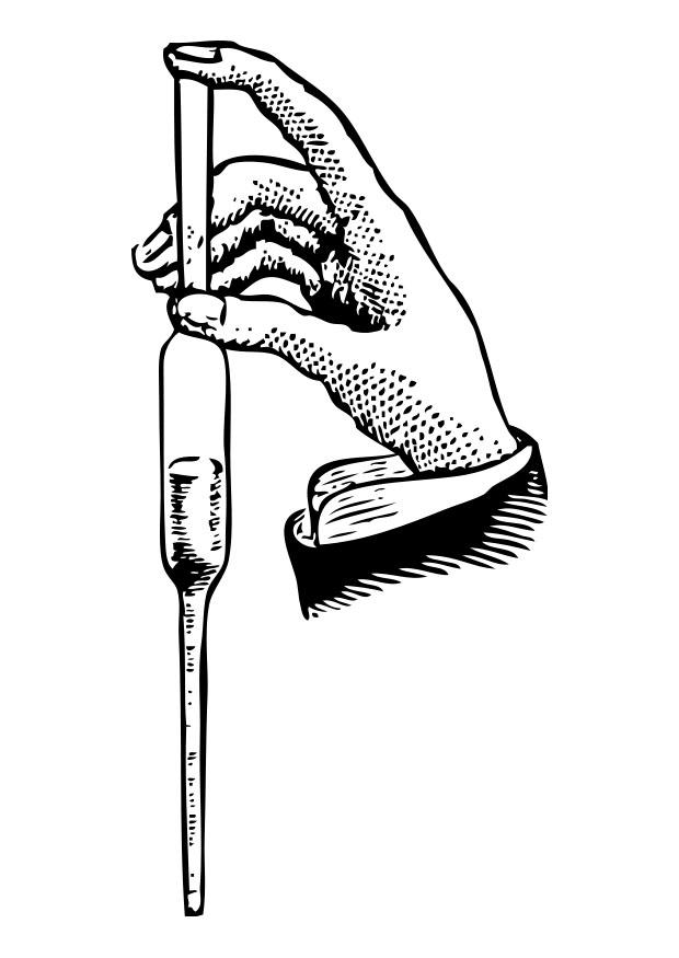 pipetta Disegno da colorare pipetta