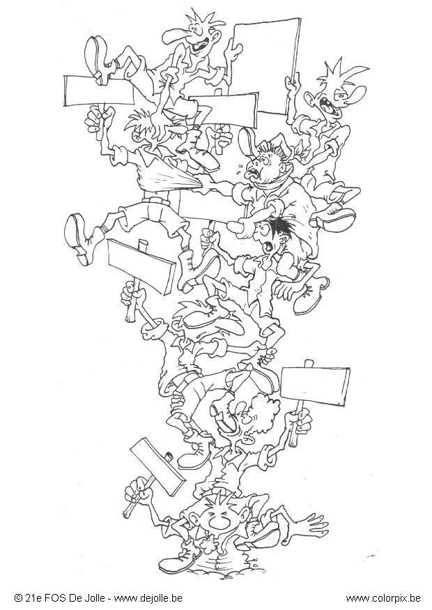 piramide umana Disegno da colorare piramide umana