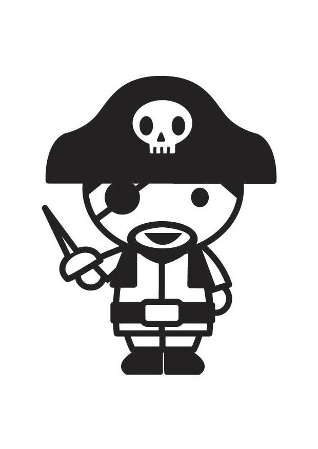 pirata Disegno da colorare pirata