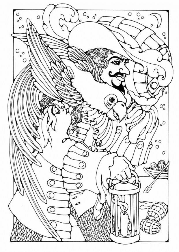 pirata Disegno da colorare pirata