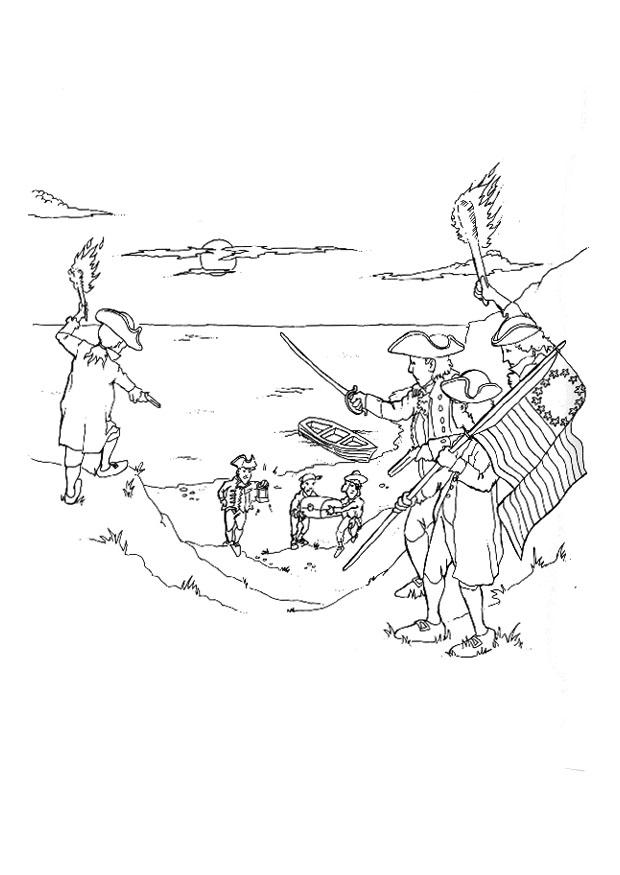 piratai catturati dalla guardia costiera Disegno da colorare piratai catturati dalla guardia costiera