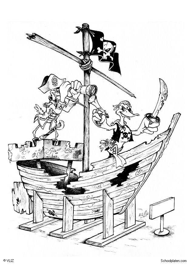 pirati Disegno da colorare pirati