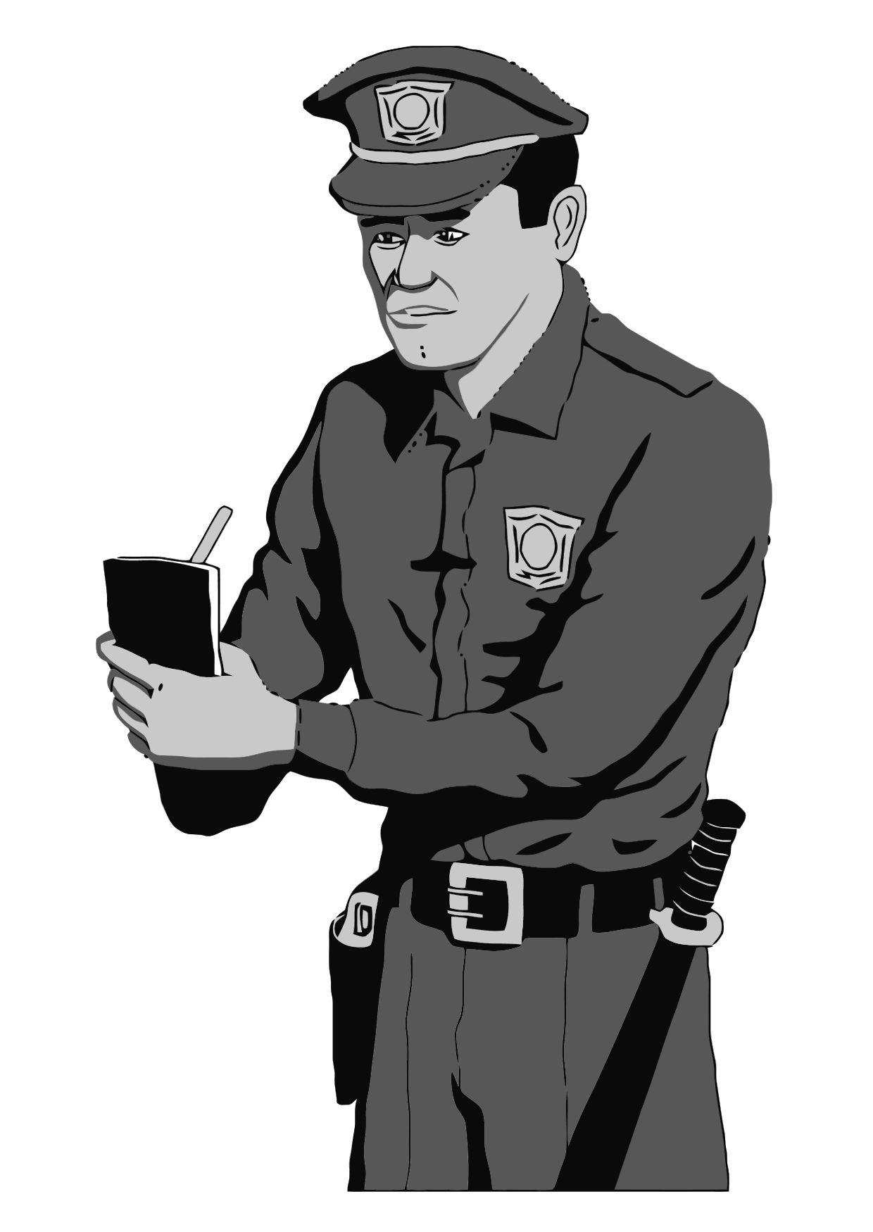polizia Disegno da colorare polizia