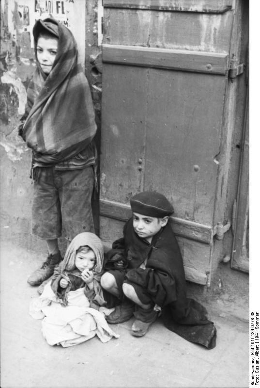 polonia - ghetto varsavia - bambini Foto polonia - ghetto varsavia - bambini