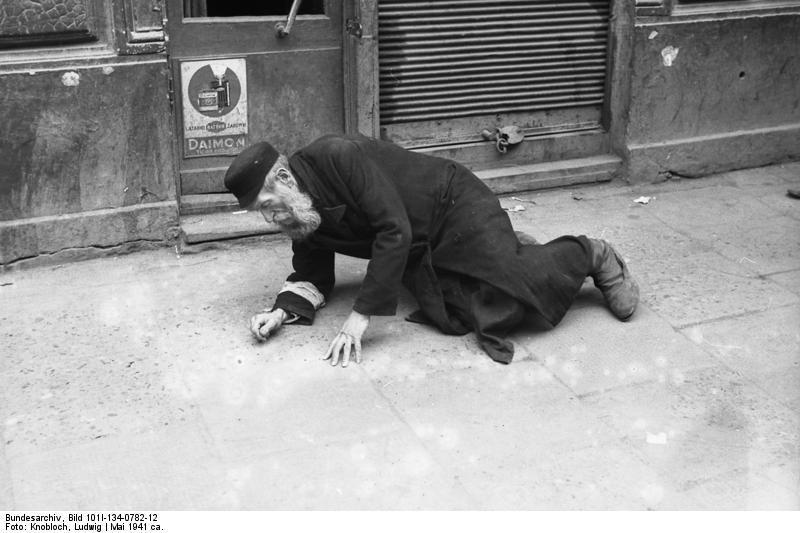 polonia - ghetto varsavia - uomo anziano Foto polonia - ghetto varsavia - uomo anziano