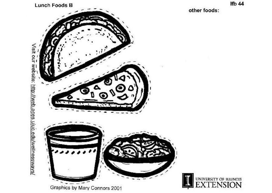 pranzo Disegno da colorare pranzo