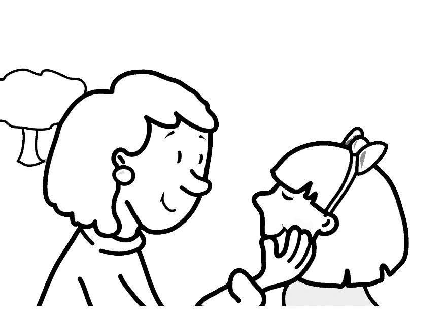 prendersi cura di qualcuno Disegno da colorare prendersi cura di qualcuno