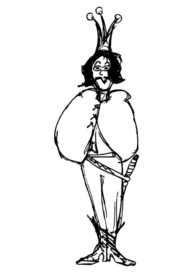 principe Disegno da colorare principe