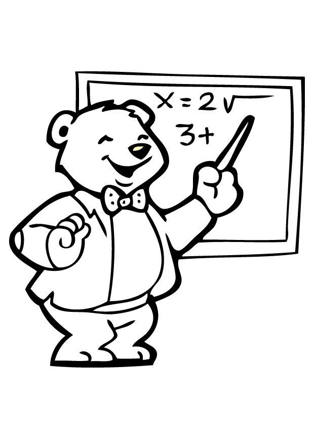 professore Disegno da colorare professore