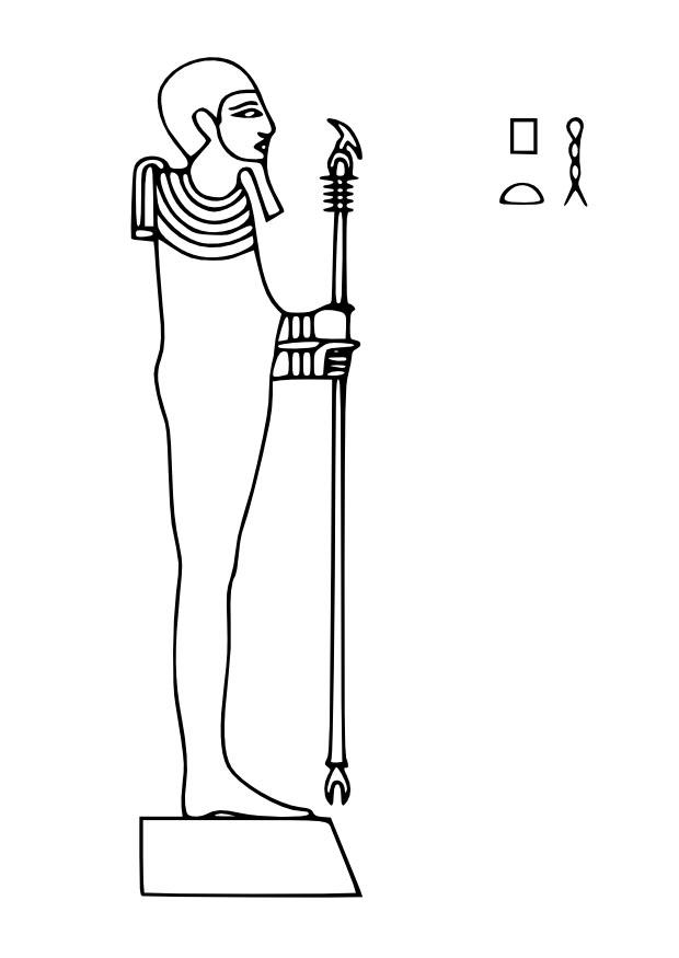 ptah Disegno da colorare ptah