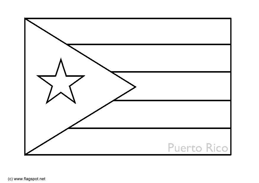 puerto rico Disegno da colorare puerto rico